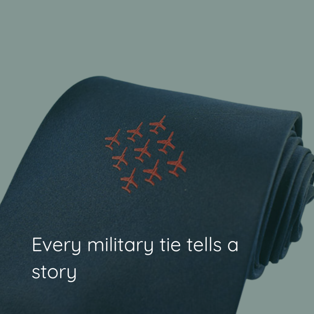 military custom ties